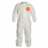 DuPont™ Tychem® 4000 Standard Coveralls w/ Open Wrists & Ankles, Bound Seams, White, MD, 12 Per Case