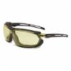 Uvex Tirade™ Sealed Safety Glasses, Black Frame, Amber Uvextra Anti-Fog Lens, 10/bx