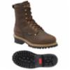 Carolina Logger 8" Steel Toe EH Rated Work Boot w/ Metatarsal Guard, Waterproof & Insulated, Brown, Men's, Sz 12M