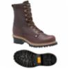 Carolina Pitstop Logger 8" Steel Toe EH Rated Work Boot, Brown, Men's, Sz 14EE