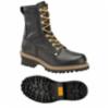 Carolina Logger 8" Steel Toe EH Rated Work Boot, Black, Men's, Sz 9M