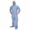 Lakeland Pyrolon® Plus 2 FR Coveralls w/ Hood, Boot & Elastic Wrists, Serged Seams, Blue, MD, 25 Per Case