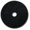 Heavy-Duty Floor Stripping Pad, 15" Diameter, Black