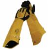 Caiman® Heavy-Duty Deerskin Leather Welding Gloves w/ Extended Cuff, 21" Length