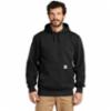 Carhartt® Rain Defender® Loose Fit Heavyweight Hooded Sweatshirt, Black, SM