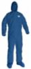 KLEENGUARD* A20 Coverall w/Hood & Boot, Blue, 4X-Large