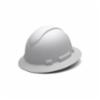 Pyramex Ridgeline Full Brim Hard Hat, Graphite Pattern, White