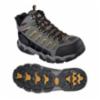 Skechers Bixford 5" Steel Toe Work Boot, Grey, Men's, 7M