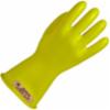 Salisbury 11" Class 00 Low Voltage Electrical Insulating Rubber Gloves, Yellow, Sz 7