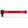 Banner Stakes Replacement 15' PLUS Banner, Red "Restricted Area" (Pack of 5)