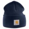 Acrylic Knit Winter Hat, Navy