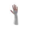 HPPE Cut A4 sleeve w/ thumb hole, 10 gauge, white, 100/cs