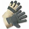 Premium Double Palm Leather Gloves, 2-3/4"Cuff, LG