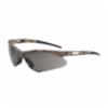 DiVal Di-Vision Semi-Rimless Safety Glasses with Camouflage Frame, Gray Lens and Anti-Scratch Coating