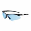 <br />
DiVal Di-Vision Semi-Rimless Safety Glasses with Black Frame, Light Blue Lens and Anti-Scratch Coating