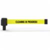 Banner Stakes Replacement 15' PLUS Banner, Yellow "Cleaning in Progress" (Pack of 5)