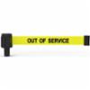 Banner Stakes PLUS Wall Mount System, Yellow "Out of Service" Banner