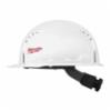 Milwaukee Front Brim Hard Hat Vented Class C with 4 PT Ratcheting Suspension (SM Logo)