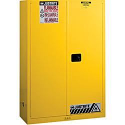 Flammable Liquid Storage Cabinet, Yellow, 45 Gal