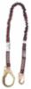 D-SAFE 6’ Internal Design Shock Absorbing Lanyard, 1 Snap, 1 Rebar<br />
