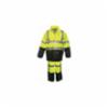 MCR Luminator® Class 3 Hi Viz 2-Piece Rainsuit, Reflective with Black Bottom, MD