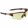 Uvex Acadia™ Safety Glasses, Brown Frame, Amber Uvextreme Plus Anti-Fog Lens, 10/BX