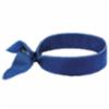 Ergodyne Chill Its Cooling Bandana with Tie Closure, Blue