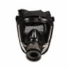 Advantage 4000 Facepiece, Single-Port, Hycar, Polyester Net Head Harness, Black, Medium