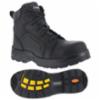 Rockport Waterproof Composite Toe Work Boot, 6", Black, Women's, 8M