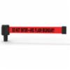 Banner Stakes Replacement 15' PLUS Banner, Red "Do Not Enter-Arc Flash Boundary" 