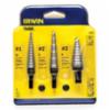 Irwin Unibit 3 Piece Step Drill Set