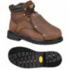 Carolina 6" Steel Toe EH Rated Work Boot w/ External Metatarsal Guard, Brown, Men's Sz 7.5M