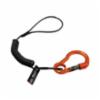 Ergodyne Squids® 3156 Coil Tool Lanyard w/ Single Carabiner, 2 lb. / 0.9 kg.