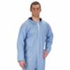 Lakeland Pyrolon® Plus 2 FR Coveralls w/ Open Wrists & Ankles, Serged Seams, Blue, MD, 25 Per Case