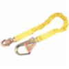 ShockWave™ 2 Shock Absorbing Lanyard, Single Leg w/ Tubular Web & Snap Hook At One End, Steel Rebar Hook At Other End, 6'