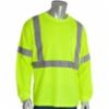 PIP® Type R Class 3 Long Sleeve Crewneck Shirt, Hi Viz Yellow, 4XL