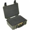 Pelican vault equipment case, green, 15.4"x 13.1" x 6.2"