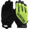 PIP® BOSS® Synthetic Microfiber Palm with Mesh Fabric Glove, Hi Viz Yellow, LG