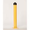 4" Round Bollard Post, 36"H x 4.5"D, Safety Yellow