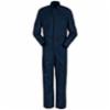 Red Kap Snap-Front Cotton Coverall, Navy, 42