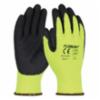 PIP® PosiGrip™ Latex Palm Coated Work Glove, Knit Wrist, Hi Viz Green, MD