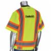 PIP Class 3 two tone 11 pkt mesh vest, lime, 4XL, CLHA logo