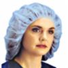 Lightweight Polypro Buffant Hairnets, 18", Blue