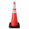 Enviro Traffic Cone w/ 4" & 6" Reflective Collar, 12 lb, 36"