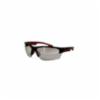 DiVal Di-Vision Safety Glasses, Black/Red Frame, Anti-Fog Indoor/Outdoor Lens
