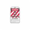 " DO NOT OPERATE " Lockout Safety Tag, Cardstock, Black and Red on White, 5-3/4"H x 3-1/4"W, 25/Pack