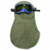 NSA® FR Balaclava Hood & Goggle Combo, 27 cal/cm2, Green