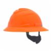 MSA V-Gard® C1™ Heat Stress Full Brim Hard Hat, Non-Vented, Hi Viz Orange