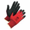 NorthFlex Red™ Foam PVC Palm Coated Gloves, Red/Black, XS