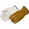 Liberty Leather Drivers Glove with Brown Split Leather Back, SM